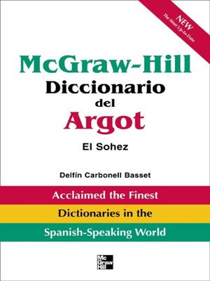 cover image of McGraw-Hill Diccionario del Argot